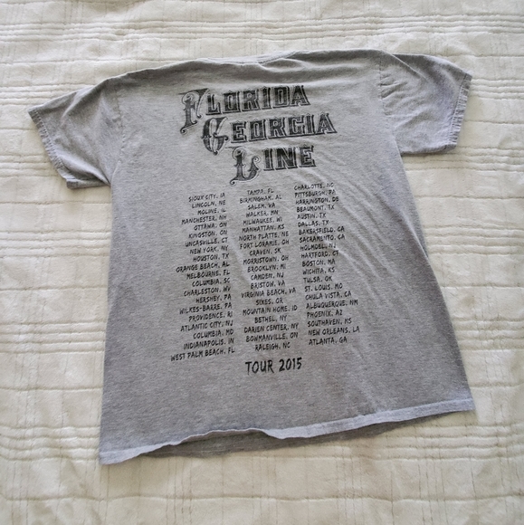 Florida Georgia Line 2015 Tour T-shirt - Picture 4 of 5